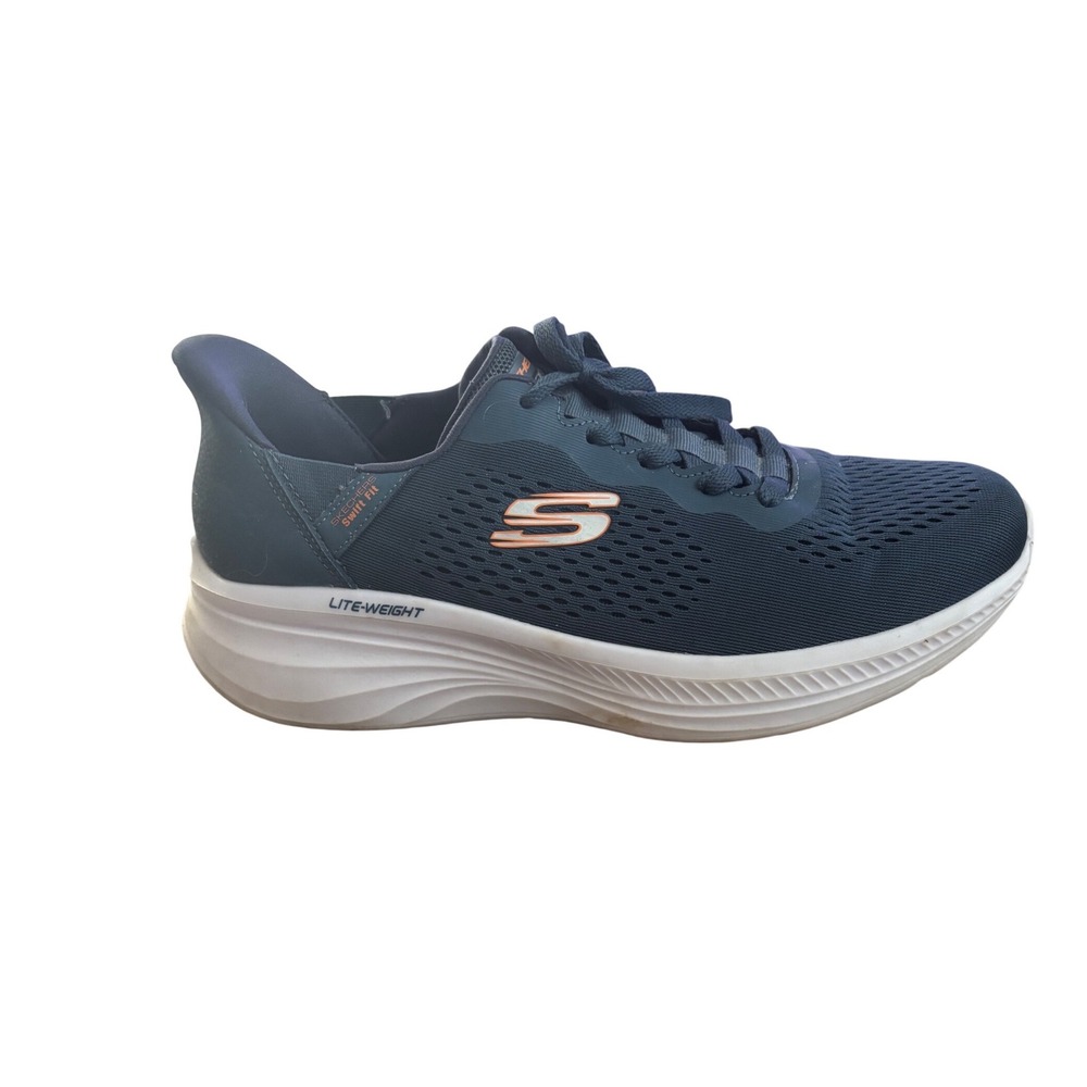Skechers Hands Free Slip-ins Swift Fit Navy Blue Sneakers 232460 Mens 11